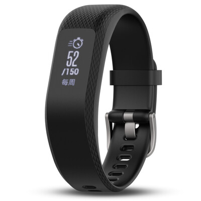 

(GARMIN) vivosmart 3 черный интеллектуальное движение оптический сердечный ритм браслет частота сердечных сокращений в реальном времени автоматический контроль сна контроль напоминаний движение Bluetooth часы S / M номер