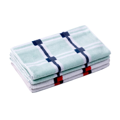 

Jia Bai полотенце четыре подарочной сумки наборы из хлопка расчесан хлопок толще сухой воды сухой Англии стиль (красный, синий два)