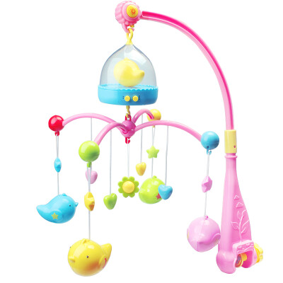 

Austrian Chi Jia AoZhiJia multi-function to appease the music rotating bed bell 0-1 year old baby early education educational toys bird cage bedside bell MY9810 red