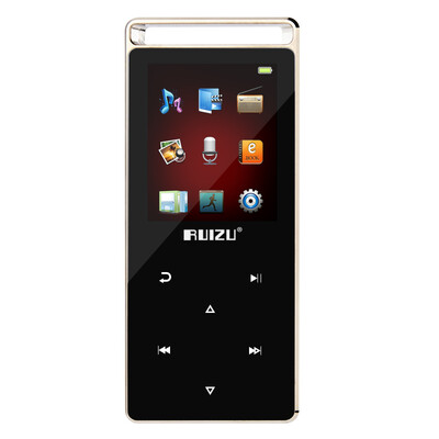 

Rui RUIZU D01 8G black with touch MP3 MP4 lossless music player with screen mini