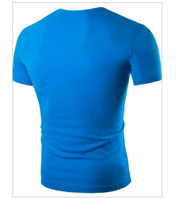 

Mens Fashion Slim Fit T Shirt Graphic Tees 6 Color 4 Size