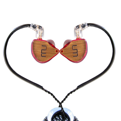

UM Unique Melody Martian Black Gold 3-Division 22 Ring Iron In-Ear Earbuds