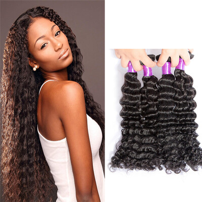 

Mink Malaysian Curly Hair 5pcs unprocessed malaysian virgin hair deep wave cheap curly virgin hair malaysian human hair
