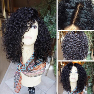 

150 density brazilian virgin hair short lace front wig kinky curly lace front human hair bob wig with baby hair