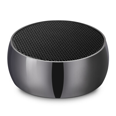 

10 degrees (ShiDu) SD-T2 Bluetooth speaker Zinc alloy wireless hands-free phone Bluetooth audio small speakers Subwoofer portable card Mini small sound Small steel gun color