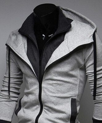 

Mens Fashion Casual Hooded Cardigan Sweater Jacket