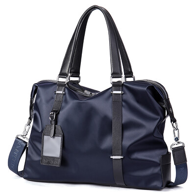 

BOSTANTEN BOSTANTEN men&39s handbag casual shoulder bag horizontal cross-package fashion men&39s bag nylon cloth business briefcase B154913 pure blue