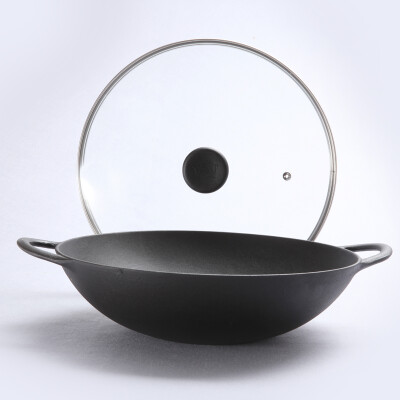 

Jingdong supermarket] cast taste (Jill May) 30cm cast iron binaural frying pan Induction Cooker Universal glass cover section gift insulated ear