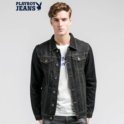 

Playboy (PLAYBOYJEANS) Мужская наружная куртка джинсовой ткани для отдыха Jack Jack 13AWPB03M001 Promise Black XL