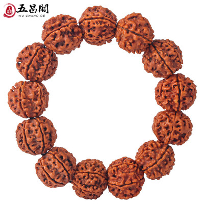 

Five Chang Court full of meat six large King Kong Bodhi hand string men men&women beads bracelet 19-20mm
