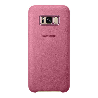 

Samsung (SAMSUNG) S8 phone shell / Alcantara protective shell suede after the shell pink