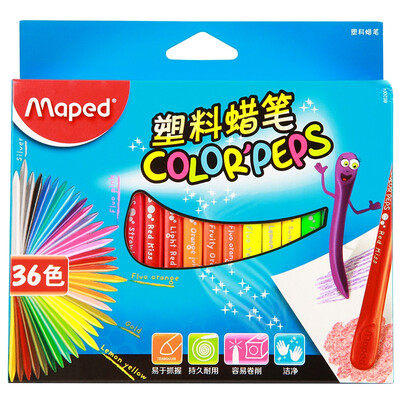 

Maped CH862004 plastic crayons 36 color box