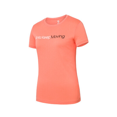 

ANTA ANTA Women 16728166 Sports leisure short sleeve sweater Rock Orange -4 M female 165