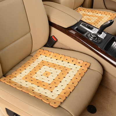 

Antarctic Nanjiren car seat four seasons cushion cool pad ice pad small square pad office cushion handmade bamboo without edging bamboo mat with pattern