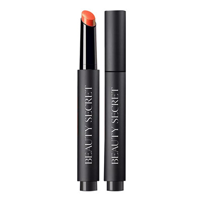 

Советы по красоте (BEAUTY SECRET) перо тыквы оранжевой помада 2.0g (тонкая трубка бальзам для губ прессы пера шелковистой текстуры влажных и блестящего)