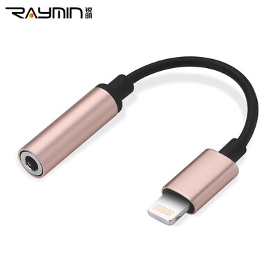 

Rui Ming RM368GD Apple 7 headset adapter cable iPhone7 headphone adapter lightning audio converter 35mm gold