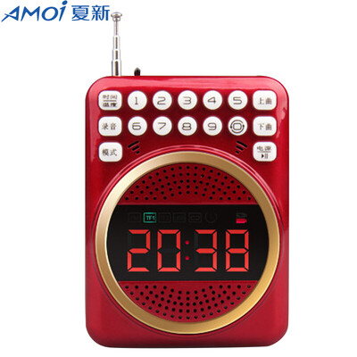 

Amoi (Amoi) V55 цифровой дисплей времени USB Мини Портативный сабвуфер кадриль FM-радио, чтобы слушать оперы пожилой машины посвященный учитель направляет стереодинамики
