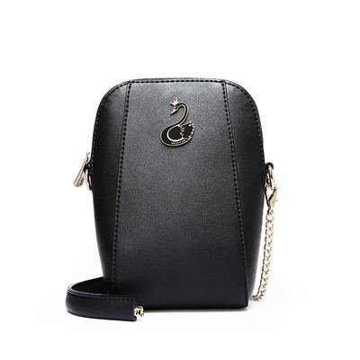 

Scarecrow MEXICAN shoulder bag female slung mini bag Korean version of the wild mobile phone bag chain packet MJF70506L-06 black