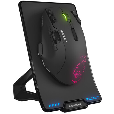 

ROCCAT беспроводная игровая мышь черная акула леопарда Leadr