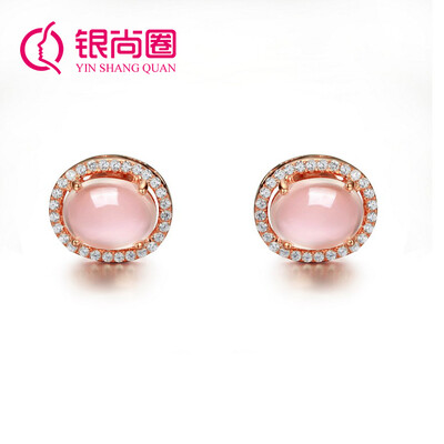 

Silver Shanghuan S925 Silver Tremets Nail Hinges Hibiscus Studs Women Gifts