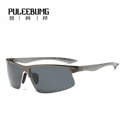 

PuLeeBumG personality aluminum magnesium polarized sunglasses male driving mirror goggles driving driver sunglasses P2321