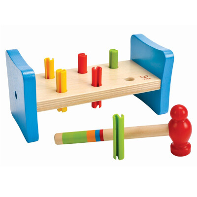 

Germany Hape toy tools knock knock music E0503 baby enlightenment puzzle intellectual wooden beat beat assembled