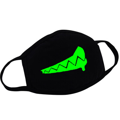 

MyMei Unisex Black Mouth Mask Light Noctilucent Luminous Dust Teeth Fangs Mask Hot