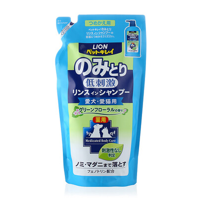 

Japan imported Lion Lion Ai pet pets in addition to flea two in one shampoo herbal floral replacement 400ml cat&dog shower gel