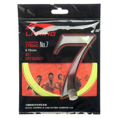 

Li Ning LI-NING NO.7 бадминтон сопротивление линии для воспроизведения флуоресцентного желтого