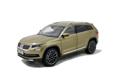 

Paudi 118 scale Skoda Kodiaq 2017 Gold diecast model car die-cast car