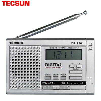 

Tecsun) Radio Repeater Card Audio Recorder Elderly Semiconductor English Learning Machine Radio Small Sound (White) ICR-100