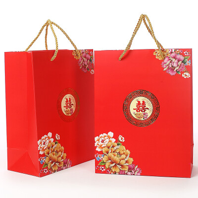 

Jingdong supermarket dream bridge B & D creative back gift bag wedding wedding gift bag 30 candy bag wedding gift bag