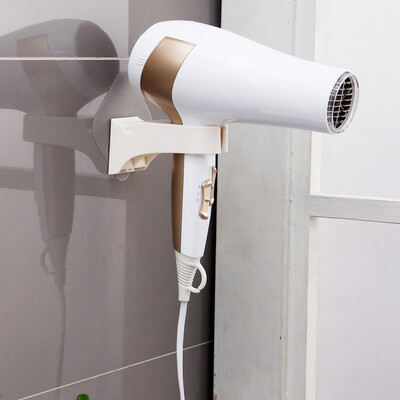 

Ou Runzhe air duct holder without electrostatic stickers hair dryer wall mount storage rack hair dryer racks