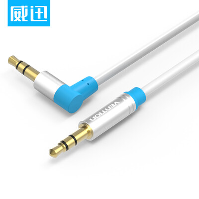 

Wei Guan VENTION AUX car audio cable 35mm public connection cable phone audio cable headset computer line record 05 meters white P360AC-W050-T