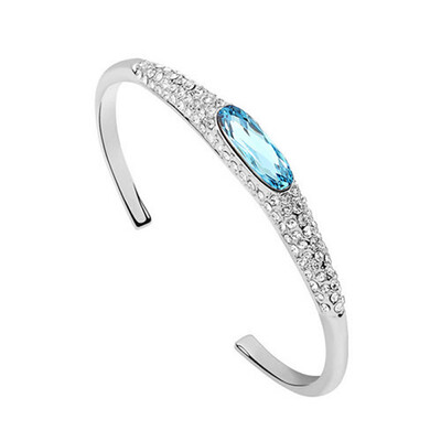 

Yoursfs @ Корабль из США love bracelet Платиновый плакированный браслет Austrain Кристалл ювелирные изделия для дней матери подарки pulseras mujer Drop sh