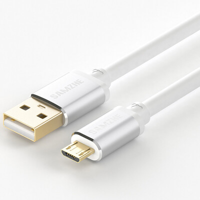 

SAMZHE LM-25A Micro USB charging and data transfer cable, silver