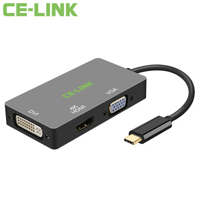 

CE-LINK 4196 Type-C to HDMI cable converter 18 m USB-C Apple Macbook Samsung S8 Huawei Mate10pro expansion connection TV large screen projection
