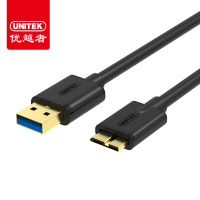 

Advantages (UNITEK) Y-C461BBK USB3.0 turn MicroB mobile hard disk data cable black 1 m Samsung S5 / Note3 data charging cable