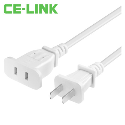 

CE-LINK 2581 2-port 10A power extension cord socket line extension cord 0.5m straight head two plug extension line wire board wiring board connection cable black