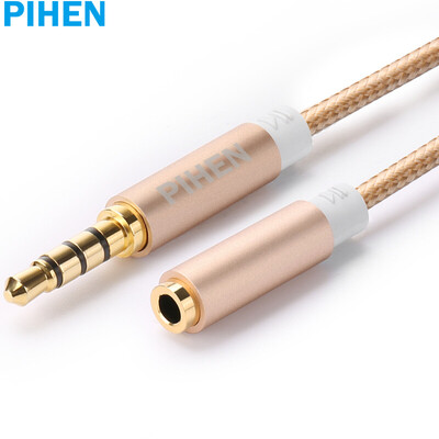 

(PIHEN) PH-YPX017 кабель для подключения 3,5 мм к стандартным аудиокабелям США OMTP-переключатель CTIA-обмен Эндрюс Apple мобильный телефон-гарнитура сменный шампанское золото