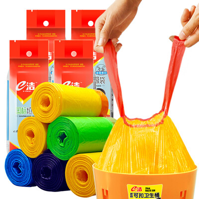 

e Jie Xing Xing automatic collection of garbage bags thick portable 45cm 50cm 18 10 volumes