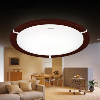 

Panasonic Panasonic LED ceiling lamp wall segment color palette lamp living room lighting HHLA1797 dark brown decorative frame