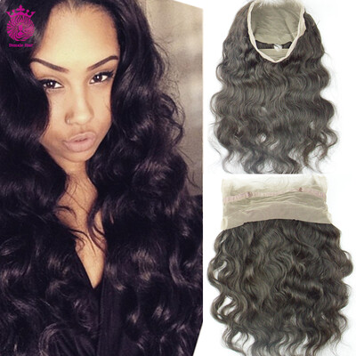 

360 Lace Frontal Closure Indian Body Wave Full Lace Band Frontal Natural Hairline Remy Hair Baby Hair Free Shipping
