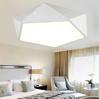 

HD LED ceiling lamp bedroom living room lighting lighting modern simple geometric lighting 24W star diamond series