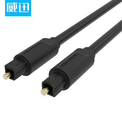 

Weining VENTION HD interface line digital optical fiber audio cable high fidelity square speaker audio amplifier cable DVD player home theater audio cable 5 meters black BAEBJ