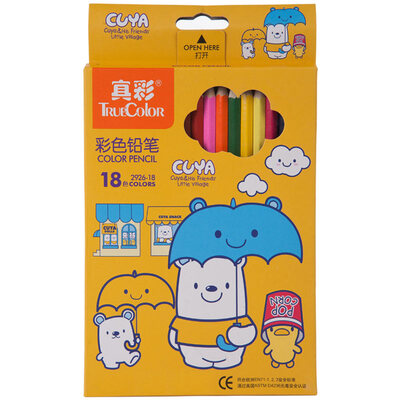 

Truth (Truecolor) 2926 Hexagon Color Pencil Art Hand-painted Filled Color Paintbrush 12 Color / Box 2 Box