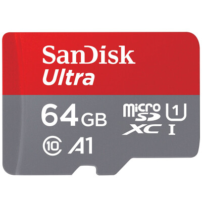 

SanDisk A1 64GB Read speed 100MB / s Extreme high speed mobile MicroSDXC UHS-I memory card TF card