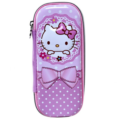 

Hello Kitty (hellokitty) детский карандаш чехол канцелярские многофункциональные ученики начальной школы карандаш box мода творческие карандаши студент обучение принадлежности KT-001 розовый