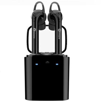 

BIAZE Apple Headset Wireless Bluetooth D18 Black Airpods Apple Air Separate Business Headphones for iPhone8 X iPhone7 7plus 6 6plus
