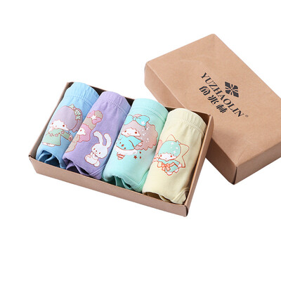 

Yu Zhaolin children&39s underwear category A standard girl four boxed triangle angle underwear YL17T004DZ angel baby triangle 150 yards